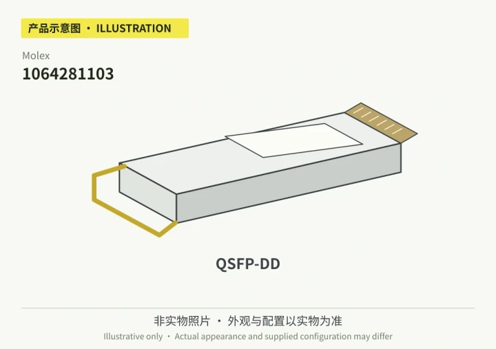 MOLEX-QSFP-DD-400G-DR4-A1-400G