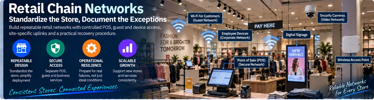 零售连锁网络:标准化门店,记录例外情况:工程示意图